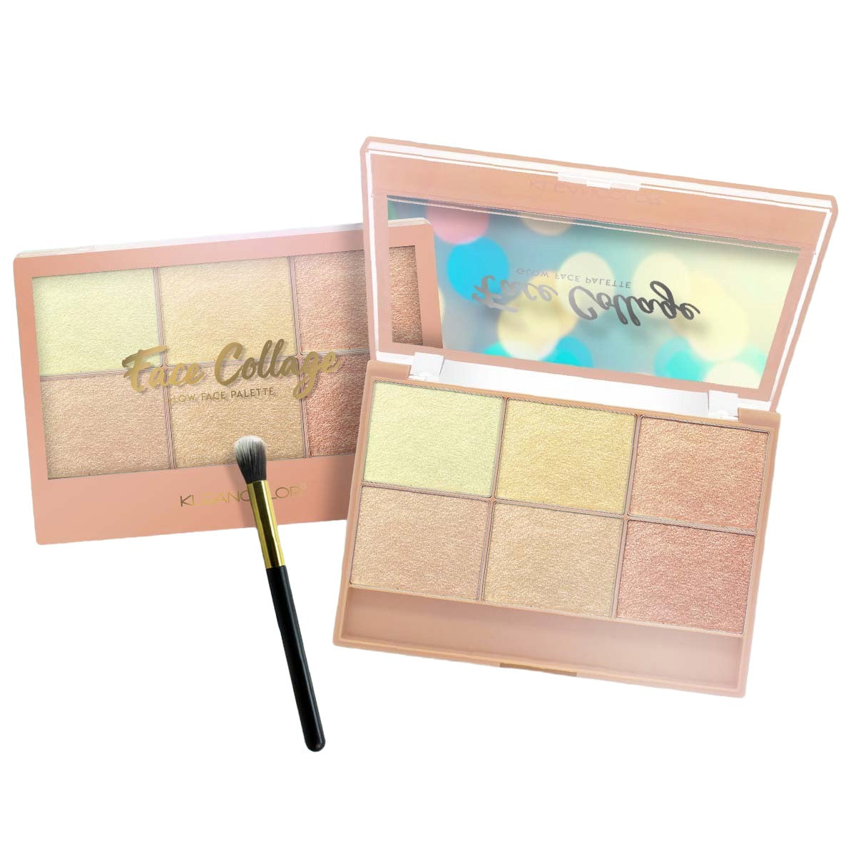 Paleta Iluminatoare, 6 Nuante, Culori Calde, Dreptunghiulara, 24 g, Valabilitate 24 Luni, Maro/Galben
