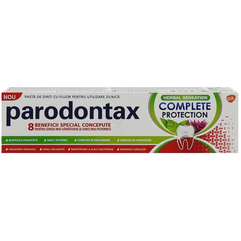 Pasta de Dinti, Parodontax, 75 ml Complete Protection Herbal Sensation