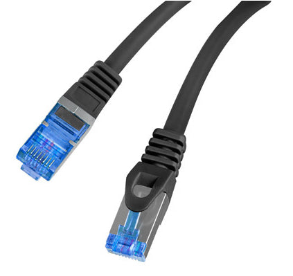 Patch cord Cat.6A S/FTP LSZH CCA 3 m ng "PCF6A-10CC-0300-BK"
