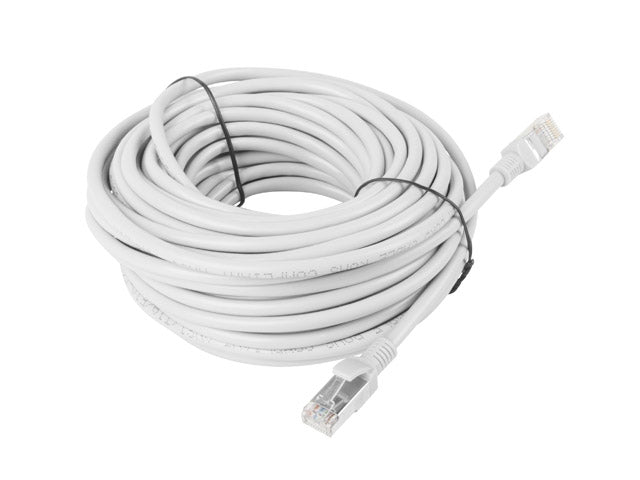 Patch cord Lanberg Cat.6 UTP 15 m gri "PCU6-10CC-1500-S"