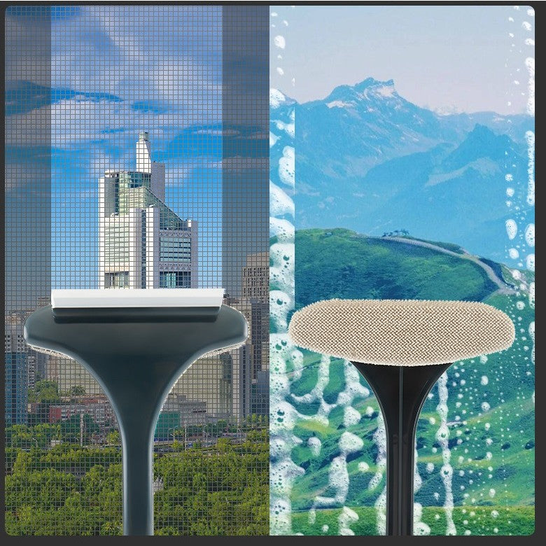 Perie de Spalat si Curatat Geamuri, pentru Plase si Suprafete Diverse, 46x16x5 cm, Verde-Galben