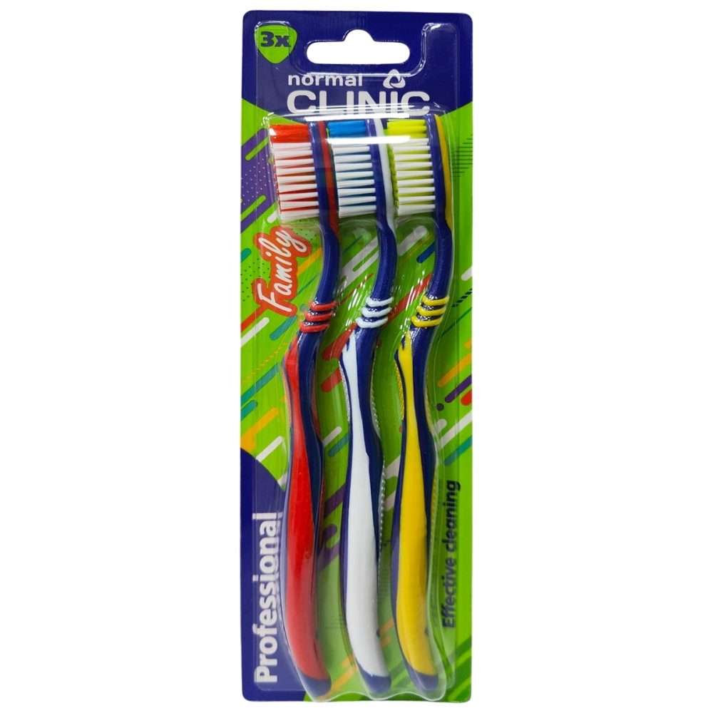Periuta de Dinti, Clinic, Medium Set 3 buc Szv003