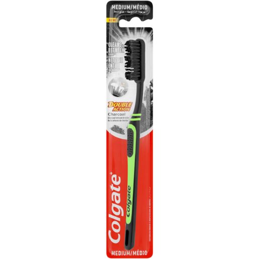 Periuta de Dinti, Colgate, Double Action Charcoal Medium