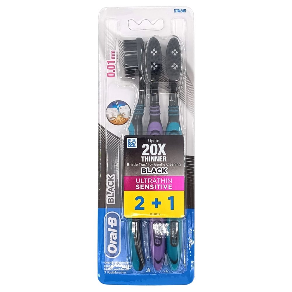 Periuta de Dinti, Oral B, 2, 1 Ultra Thin Black