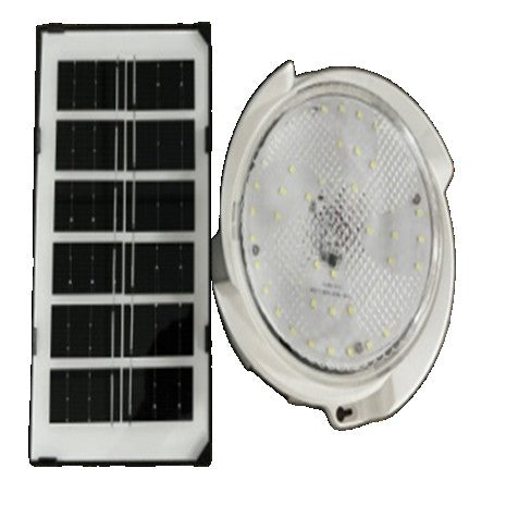 Plafoniera solara, 50 W, diametru 200 MM, cu telecomanda, lungime prelungitor 4.6 m alb rece