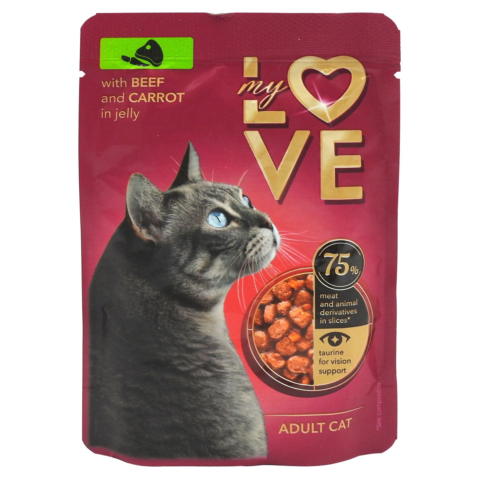 Plic, My Love, 85 g Vita si Morcov in Sos