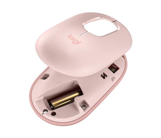 LOGITECH POP Mouse with emoji - ROSE - BT - EMEA28i-935 - FY25,TERRA "910-007413"