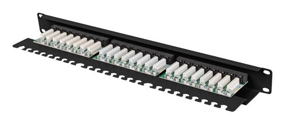 Patch panel 24 porturi 1U Cat.6A UTP ng "PPUA-1124-B"