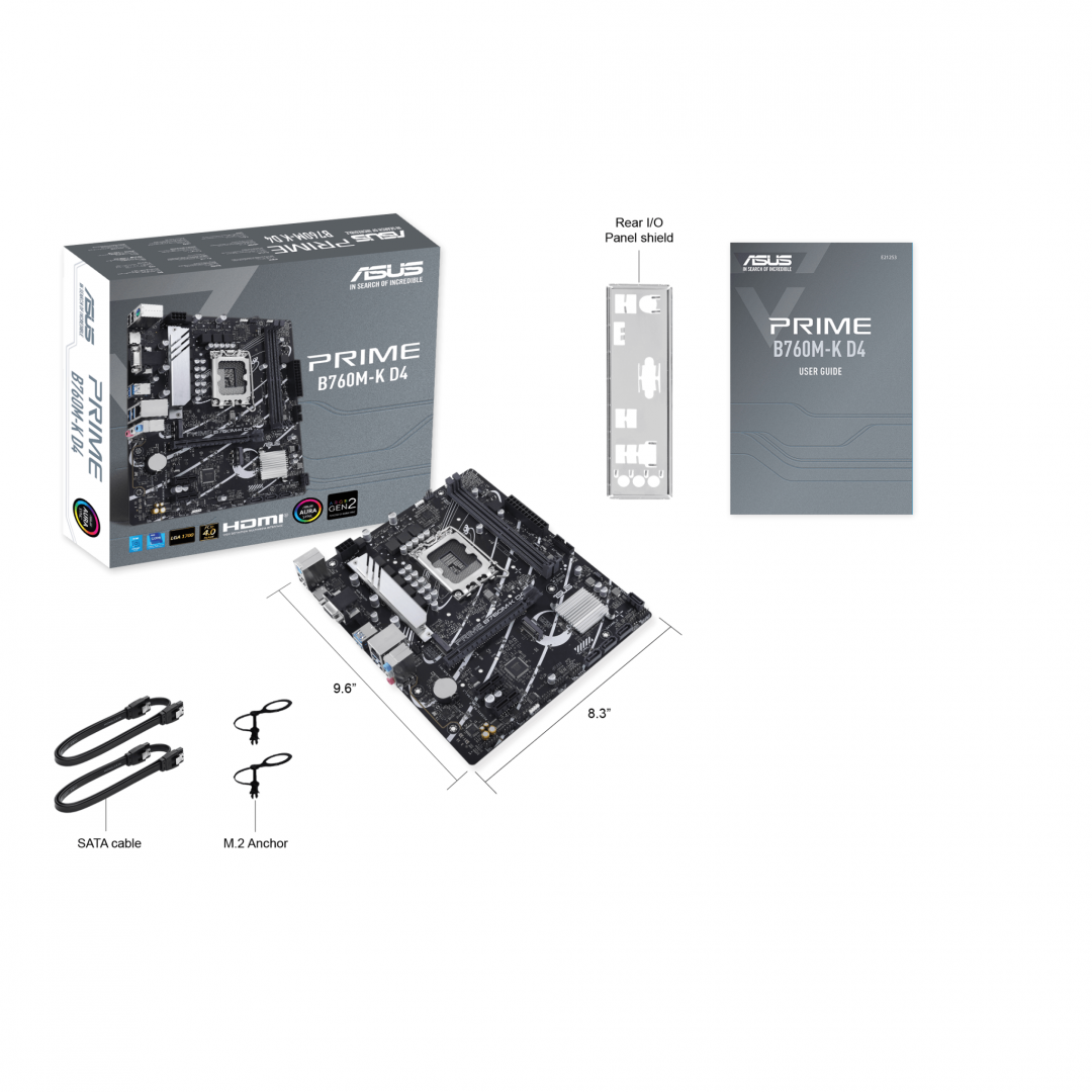 MB ASUS PRIME B760M-K DDR4 LGA1700 "PRIME B760M-K D4"