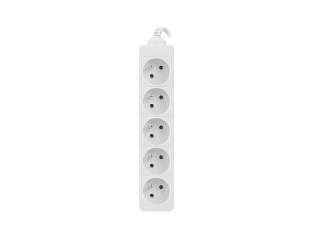 Prelungitor Lanberg 1.5m, 10A, 5 prize alb "PS0-05E-0150-W"