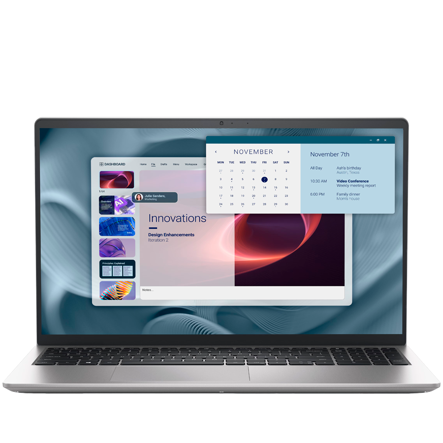 Dell Pro 15 Essential,15.6"FHD(1920x1080)120Hz 250nits,Intel Core i5-1334U(10cores/4.6GHz),16GB(1x16)5200MT/s,1TB(M.2)PCIe NVMe SSD,Intel UHD Graphics,Win11Pro,3Yr "PV15250_RPLU_003_M_WIN-05" (timbru verde 3.5 lei)