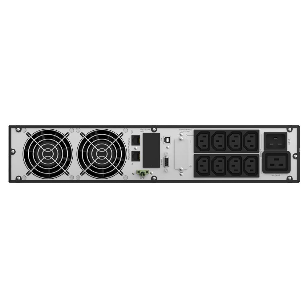 UPS NJOY, "BALDER 3000", Online cu sinusoida pura, tower, rack, 3000VA/3000W, AVR, IEC x 8, 6 x baterie 12V/9Ah, display LCD, back-up 11 - 20 min., "PWUP-OL300BA-AZ01B"