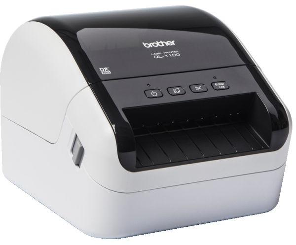 Imprimanta Direct Termic BROTHER 300dpi QL-1100C, Viteza de tiparire: 110mm/s, Latime maxima de imprimare: 101mm|Conectivitate: USB , Imprimare Cod de bare: DA "QL1100CYJ1"