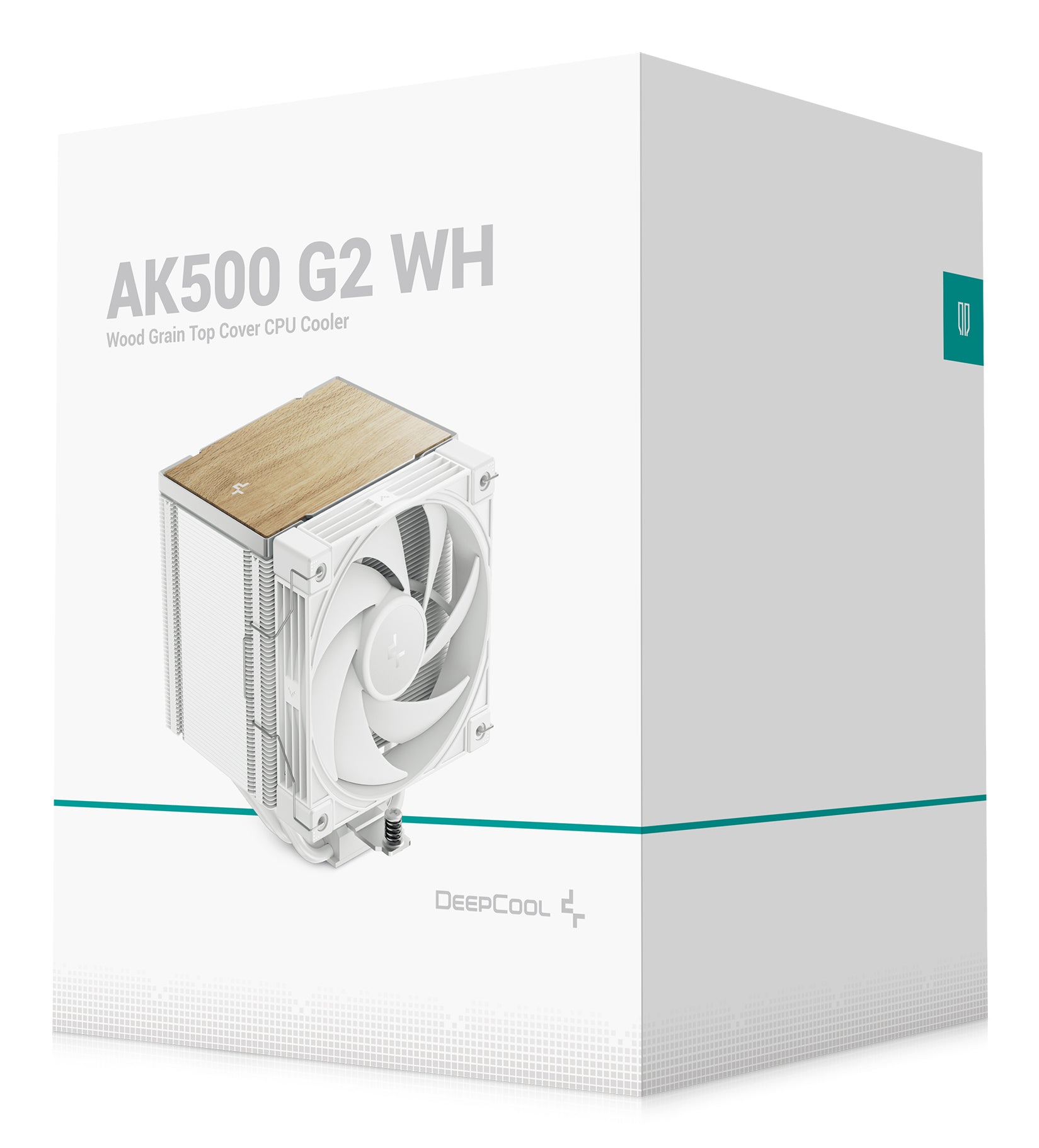 COOLER DeepCool "AK500 G2 WH" skt. Intel si AMD, racire cu aer, vent. 120mm, 2200 rpm, 5 heatpipes, inaltime 159mm, top cover lemn, alb,"R-AK500G2-WHNNMN-GJD"