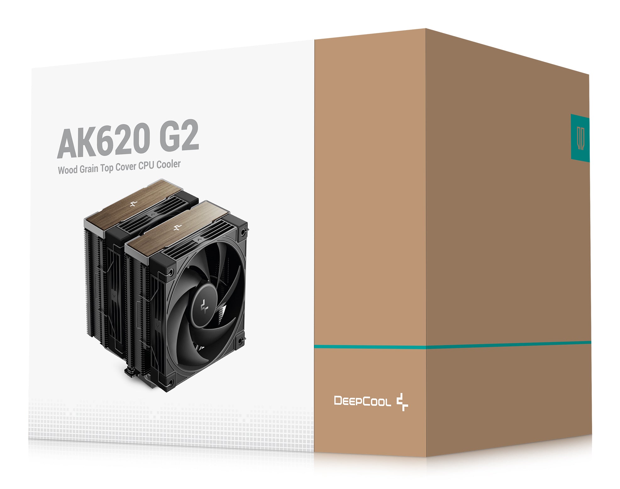 COOLER DeepCool "AK620 G2" skt. Intel si AMD, racire cu aer, vent. 2 x 120mm, 2000 rpm, 6 heatpipes, inaltime 159mm, top cover lemn, negru,"R-AK620G2-BKNNMN-GJD"