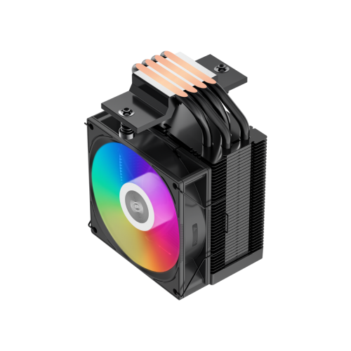 COOLER PCCooler "R400 ARGB" skt. universal, racire cu aer, vent. 92mm, 800 - 2200 RPM, 4 heatpipes, inaltime 133mm, iluminare RGB,"R400 ARGB BK"