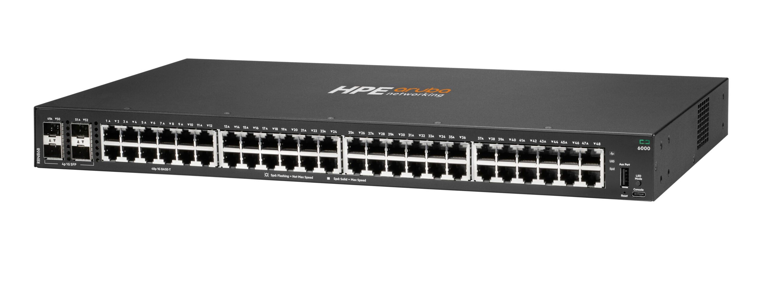 NET SWITCH 48PORT 4SFP/CX6000 R8N86B ARUBA BY HPE "R8N86B"