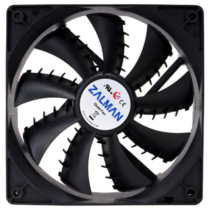 Ventilator Zalman "F3(SF)", 120mm, 1200 RPM, Long Life Bearing, negru, "ZM-F3(SF)"