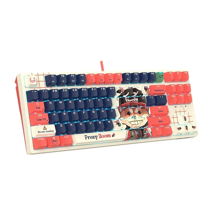 Tastatura gaming Bloody "AT87" Alpha Optical Switch Performance Keyboard USB Proxy Boom, US Layout "AT87 Proxy Boom" 4711421 000741