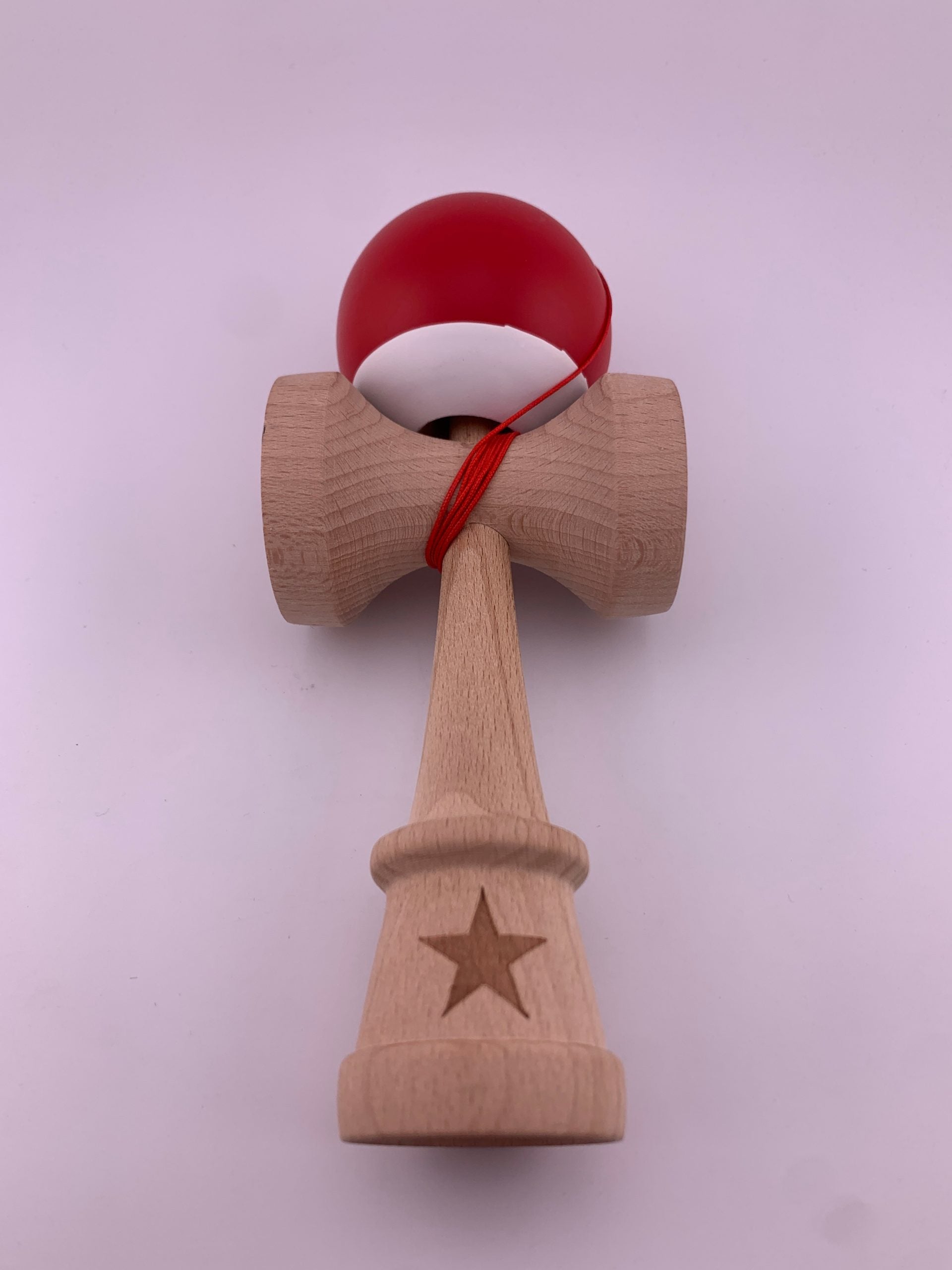 RESIGILAT - Kendama X Originala, Profesionala, Rubber Grip, Cupe Mari KING SIZE V3, Gaura in Baza, Rulment Metalic, din lemn 18 cm, Ata 62/65