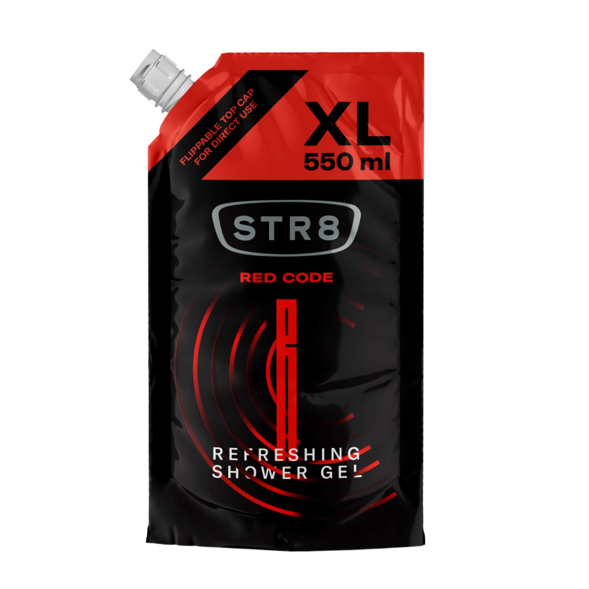 Rezerva Gel de Dus Pentru Barbati, STR8, Red Code, 550 ml