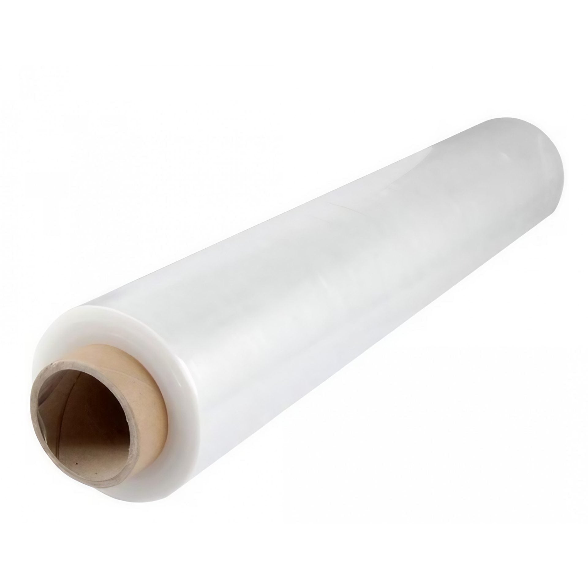 Rola Folie Stretch Transparenta pentru Ambalare Manuala, Protectie si Fixare Colete, Utilizare Depozit si Transport, Silentioasa, Rezistenta la Intindere, 1.5 kg pe Rola, Tub 300 g, Transparent