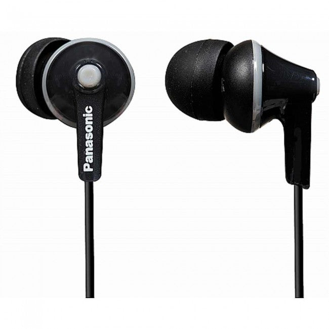 range 6Hz - 24kHz, 16W, 104dB/mW, closed type headphones, length of cord 1.2m, 3 sizes of silicone earphones "RP-HJE125E-K" (timbru verde 0.8 lei)