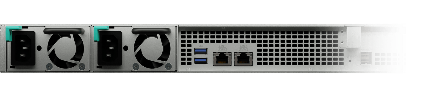 Synology RackStation RS1626xs+, Intel Xeon D-1726, 16GB DDR4 ECC, 4 Bay, 2x 10GbE, Rack 1U "RS1626xs+"
