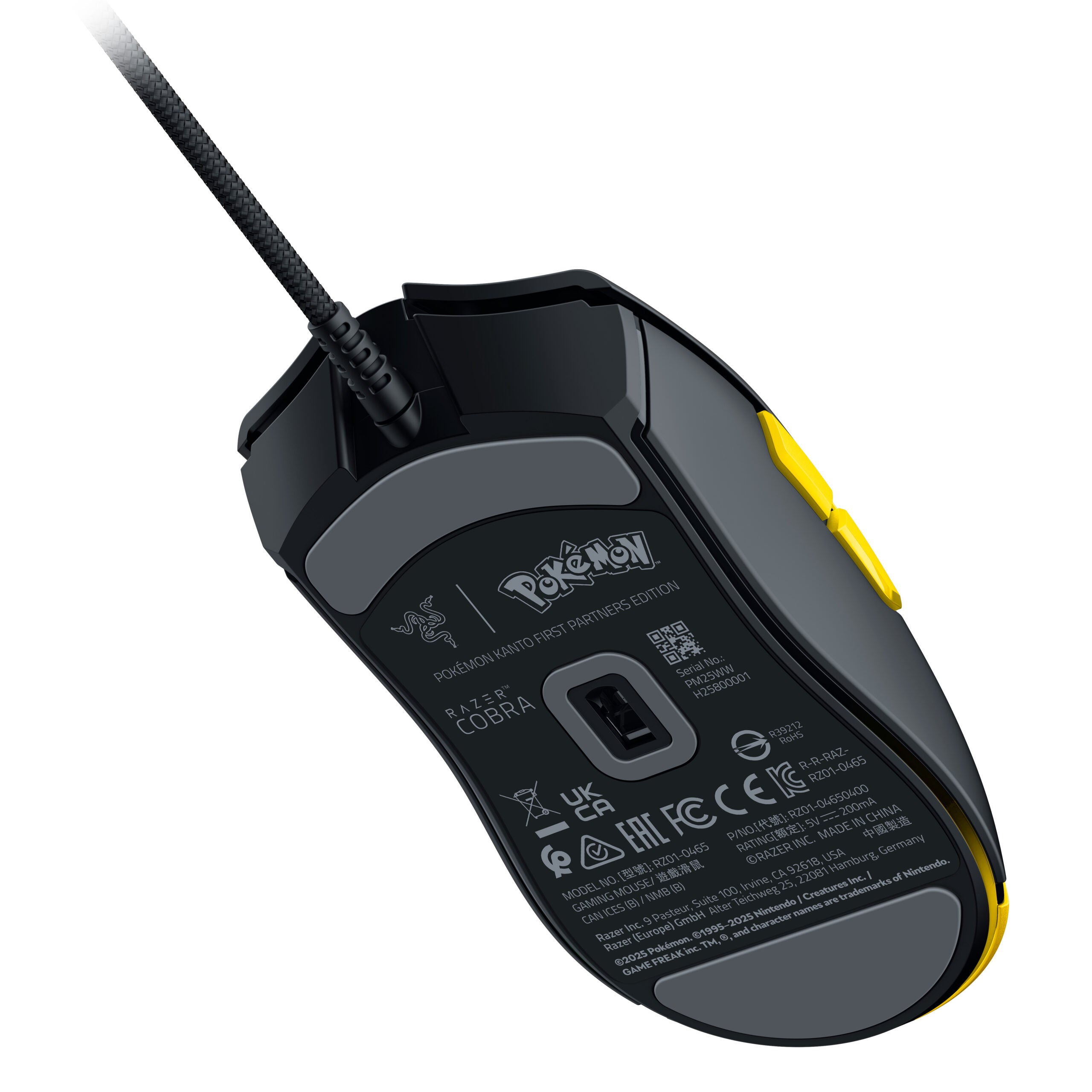 Mouse Razer Cobra - Pokemon Kanto Ed. "RZ01-04650400-R3M1"