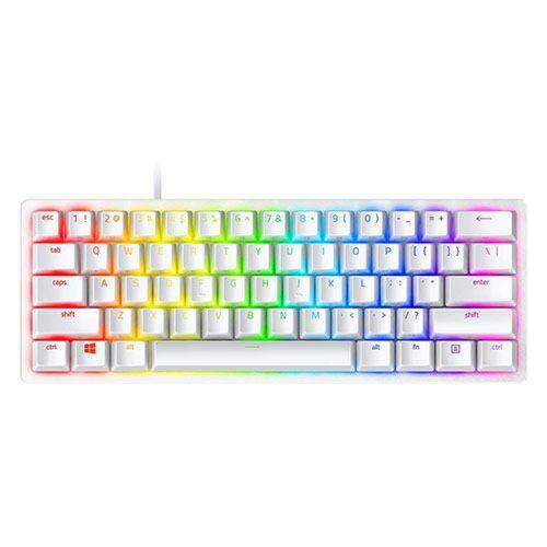 TASTATURA RAZER - gaming, "Huntsman Mini - Mercury", cu fir, 61 taste format 60% (61 taste), USB, negru, "RZ03-03390400-R3M1"