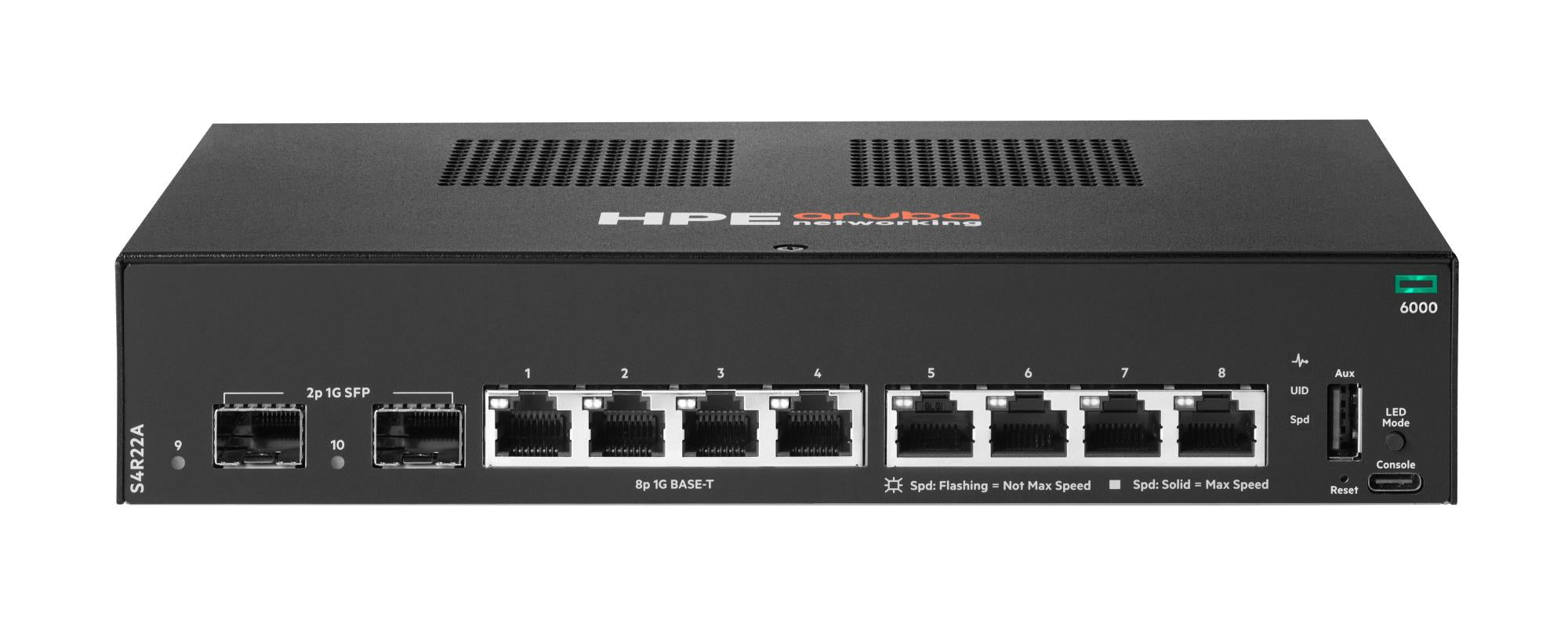 NET SWITCH 8PORT 1000M/CX 6000 S4R22A ARUBA BY HPE "S4R22A"