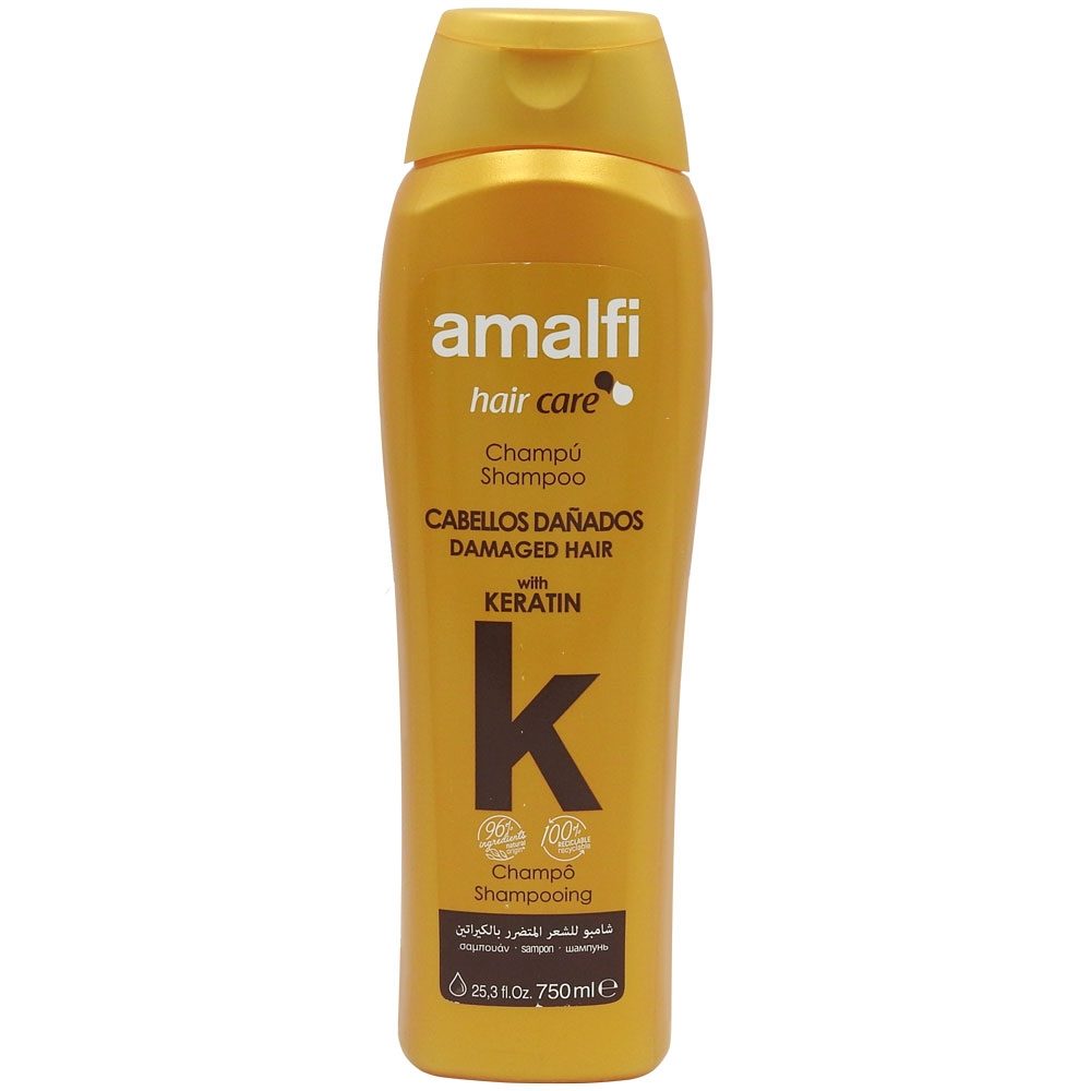 Sampon, Amalfi, 750 ml cu Keratina Anti Electrizare