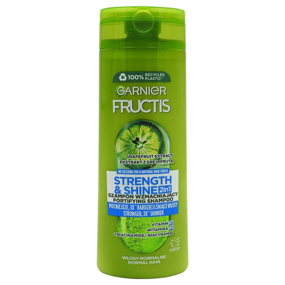 Sampon, Garnier Fructis, 400 ml 2in1 Strenght Shine