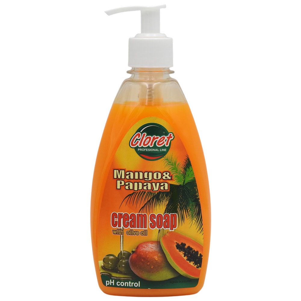 Sapun Lichid, Cloret, 500 ml Cremos Mango Papaya