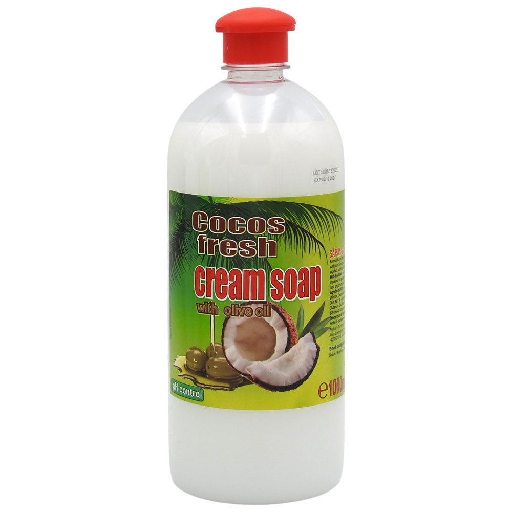 Sapun Lichid, Cloret, Rezerva 1 L Cocos Fresh
