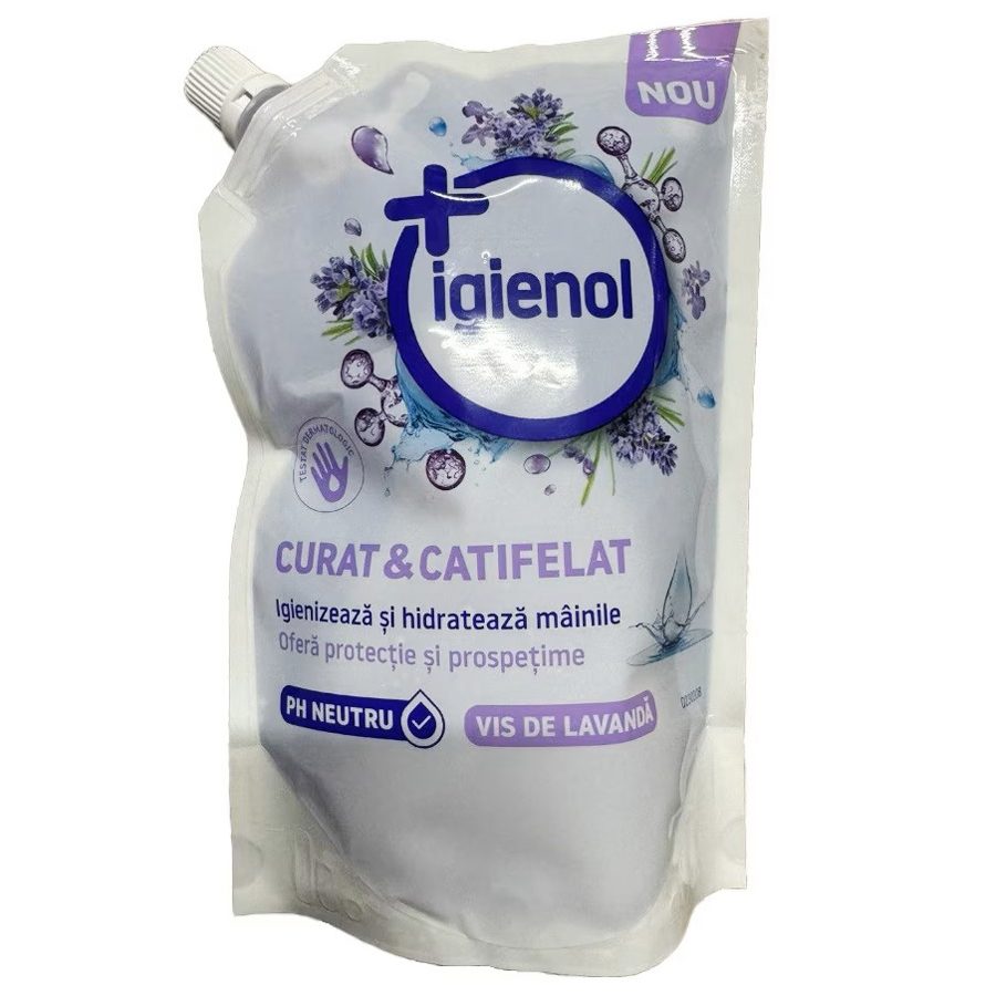 Sapun Lichid, Igienol, Rezerva 500 ml Lavanda