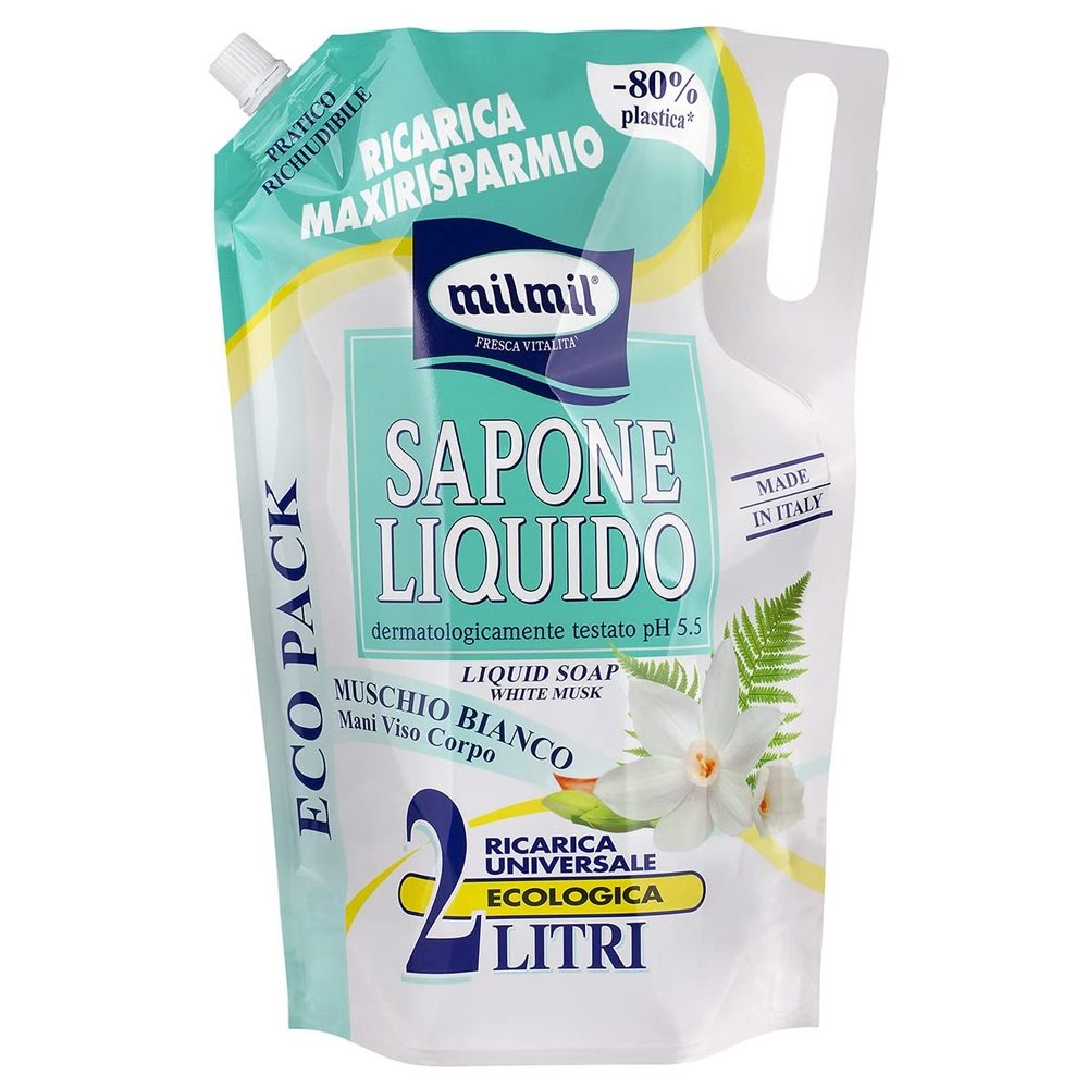 Sapun Lichid, Milmil, Rezerva 2 L Muschio Bianco