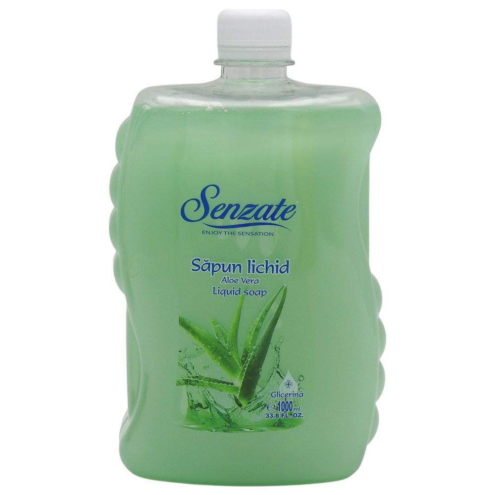 Sapun Lichid, Senzate, Rezerva 1 L Aloe Vera