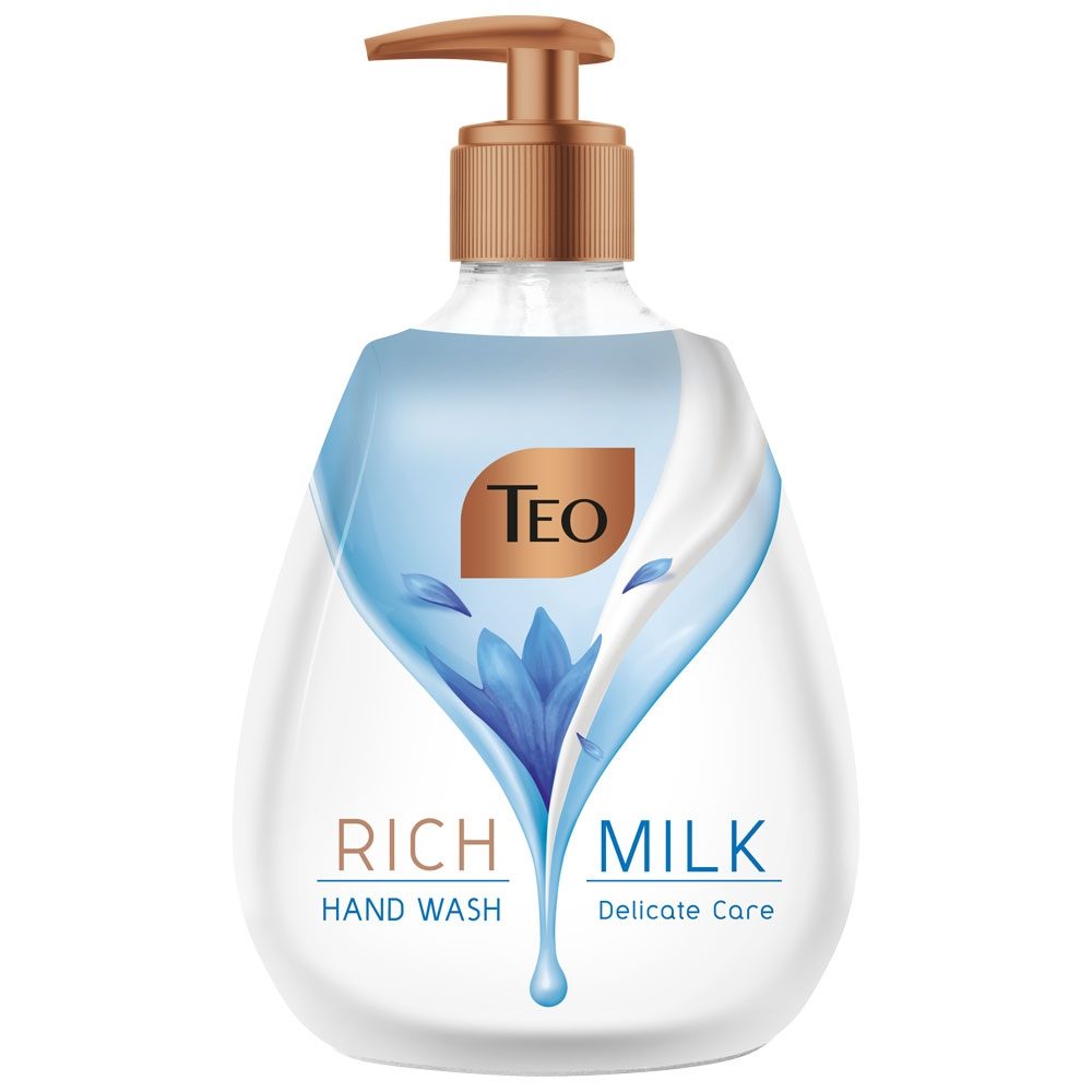 Sapun Lichid, Teo, Pompa 400 ml Milk Rich Delicate Care