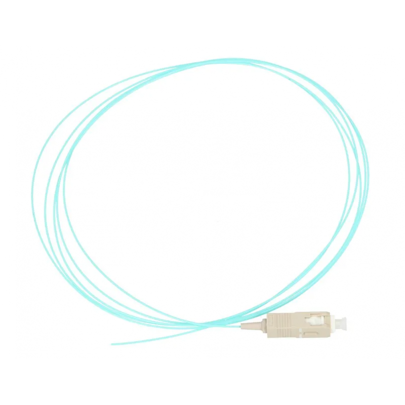 Pigtail SC/PC MM 50/125, 0.9mm LSZH cable, 1.5m, OM3 - Emtex "SC-MM3-1.5"