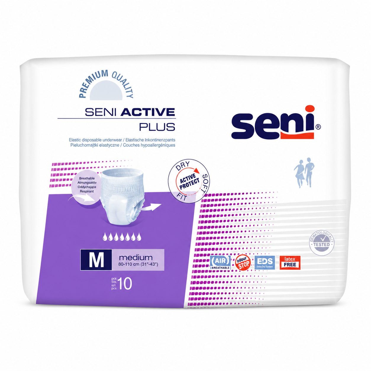 Scutec, Seni Active plus Pants, Adult 10 buc Medium