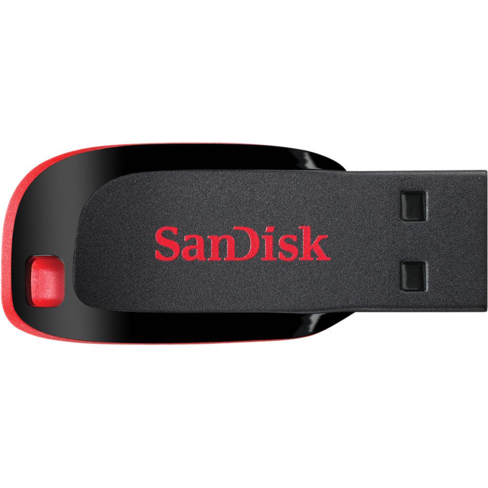 MEMORIE USB 2.0 SANDISK 16 GB, clasica, carcasa plastic, negru, "SDCZ50-016G-B35"