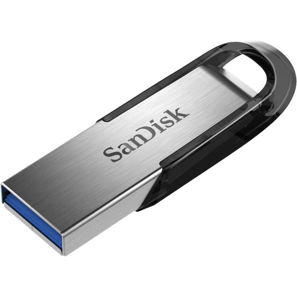 MEMORIE USB 3.0 SANDISK 128 GB, clasica, carcasa metalic, negru / argintiu, "SDCZ73-128G-G46"