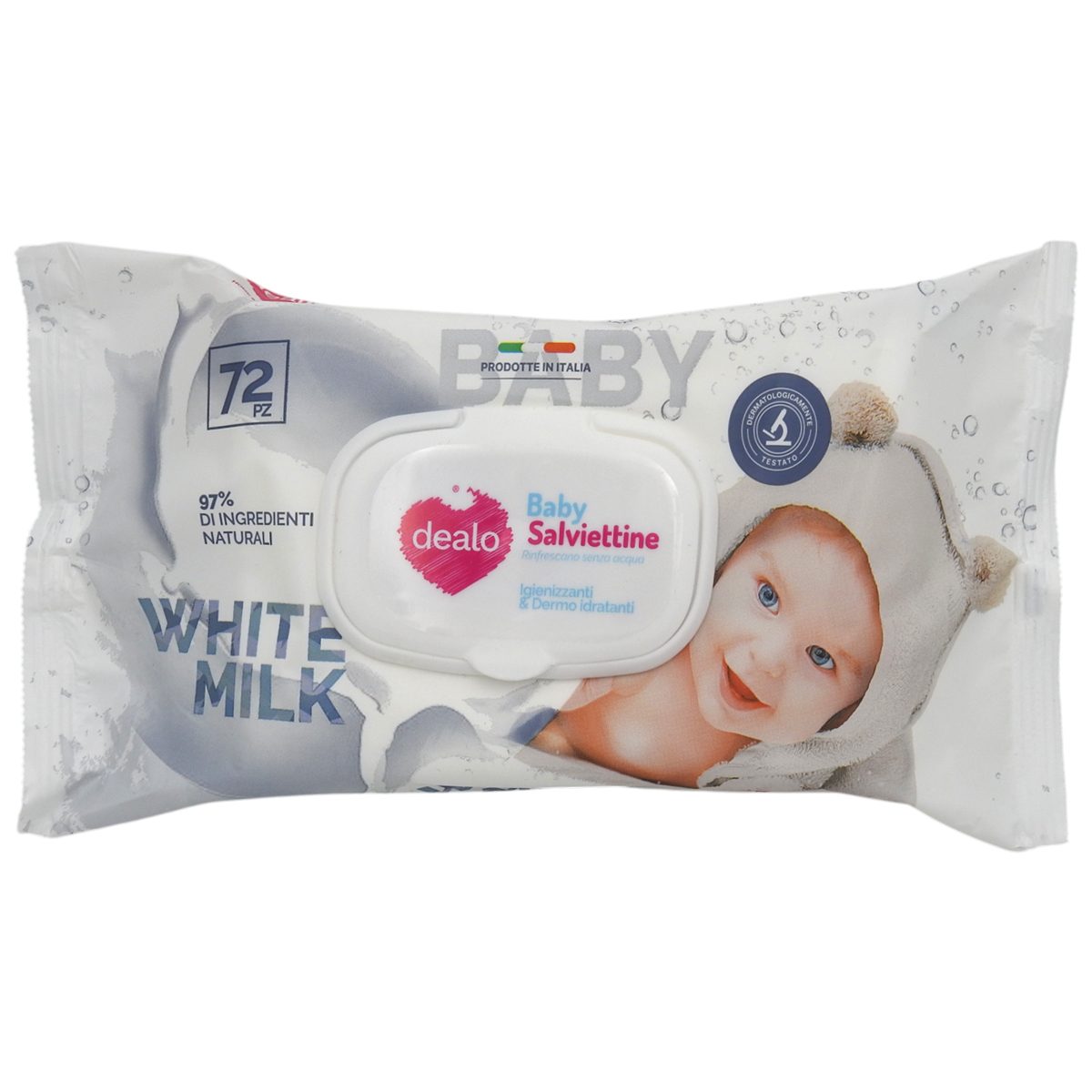 Servetele Umede, Dealo, 72 buc White Milk