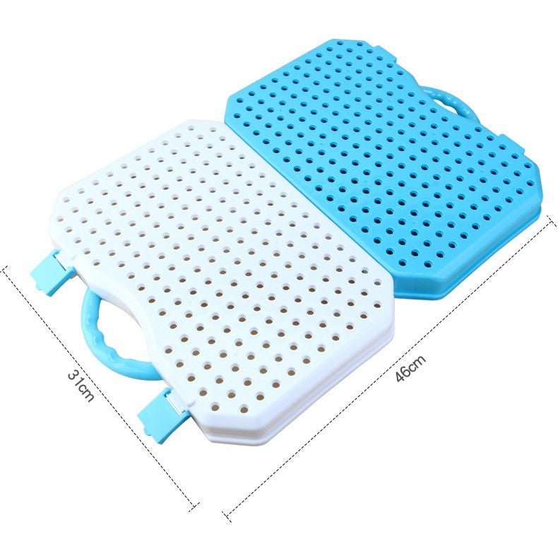 Set Constructie Bormasina Magica cu Servieta, 310 Piese, Albastru, Piese Multicolore, Plastic, 31x46 cm