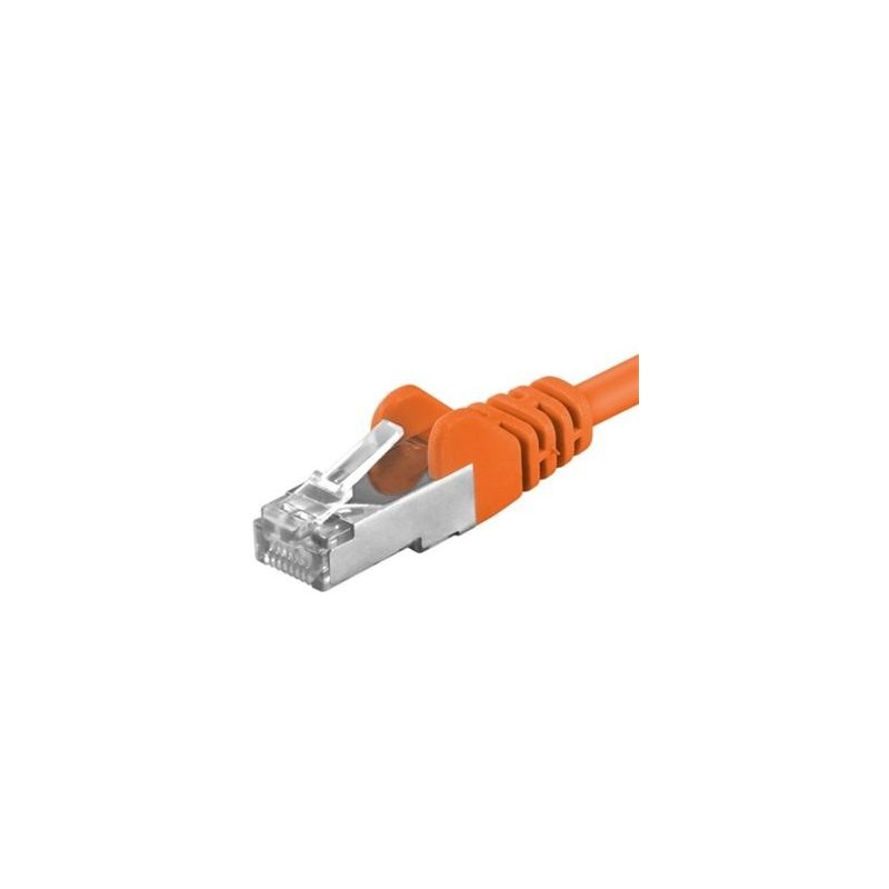 Patchcord SFTP RJ45-RJ45 Cat.6A, 2m, portocaliu, "SFTP-6A-2-O"