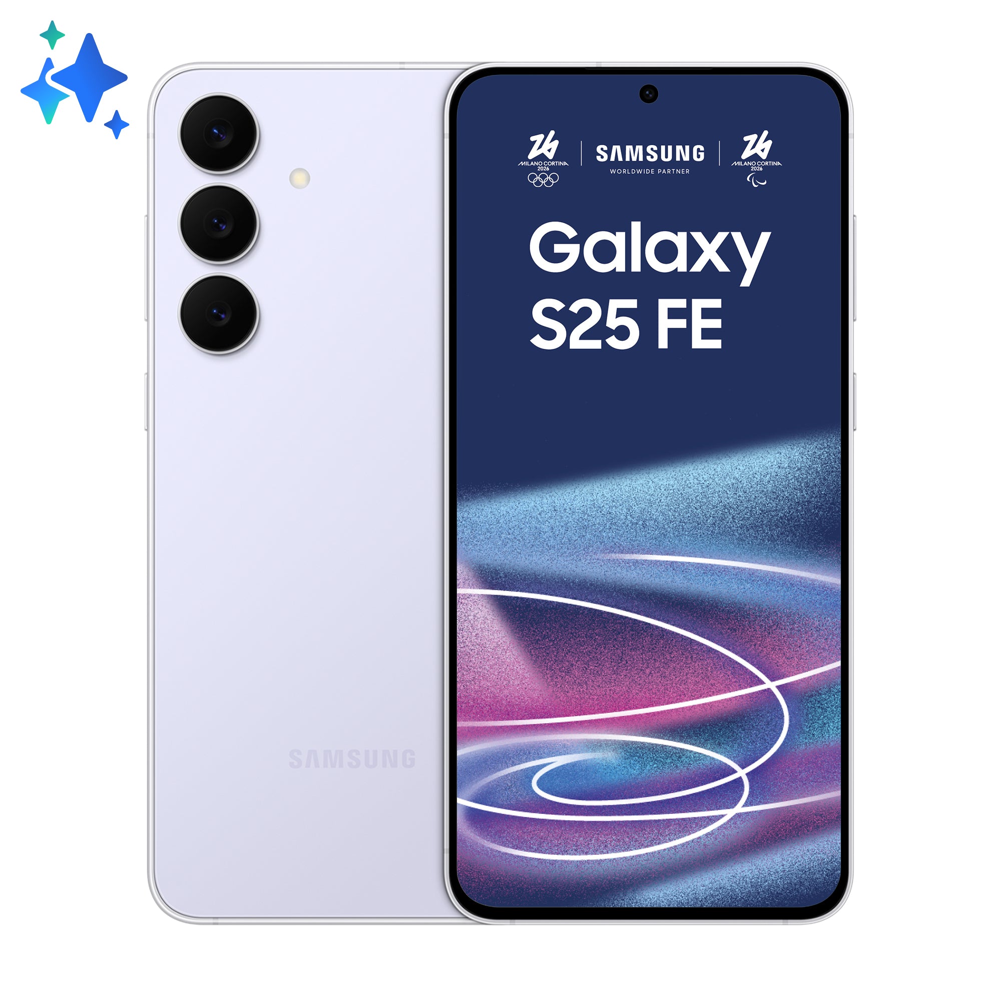 Smartphone Galaxy S25 FE 128GB 8GB RAM 5G Dual SIM Icyblue "SM-S731BLBDEUE"