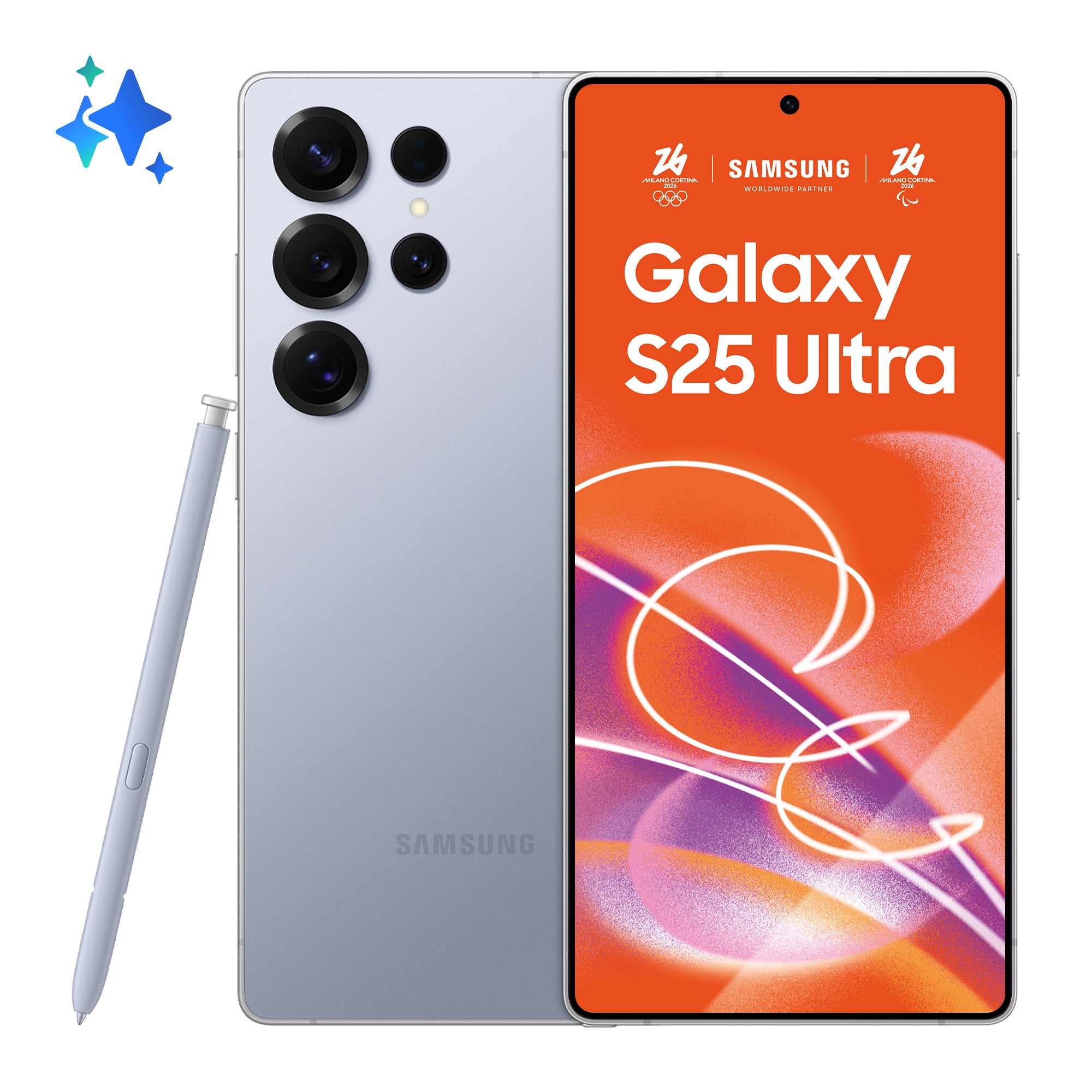 Smartphone Galaxy S25 Ultra 256GB 12GB RAM 5G Dual SIM Titanium SilverBlue "SM-S938BZBDEUE"