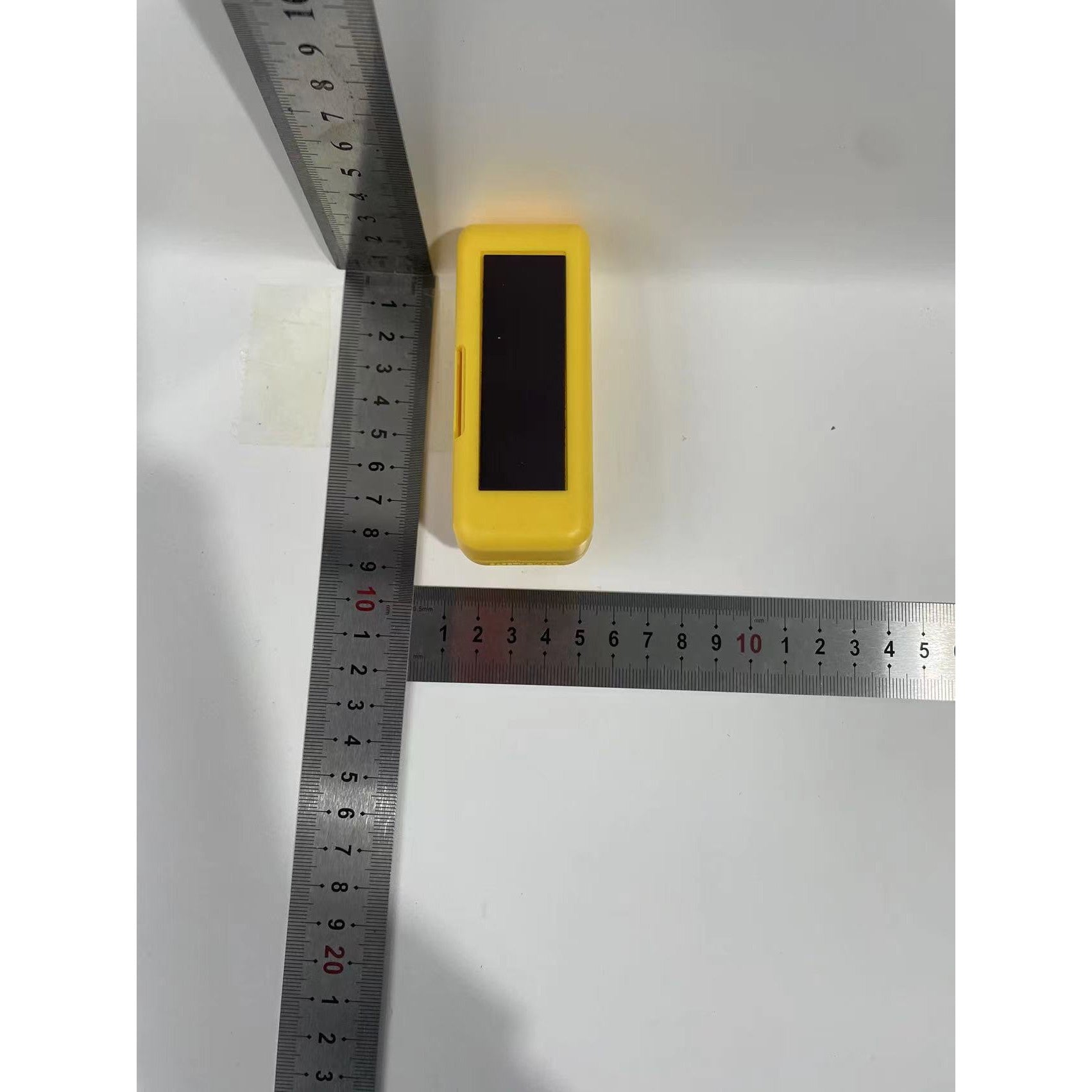 Mini Aparat de Sigilat Pungi cu Baterii, Etansare prin Caldura, Spate Magnetic, Portabil, 9.7x3 cm, Galben
