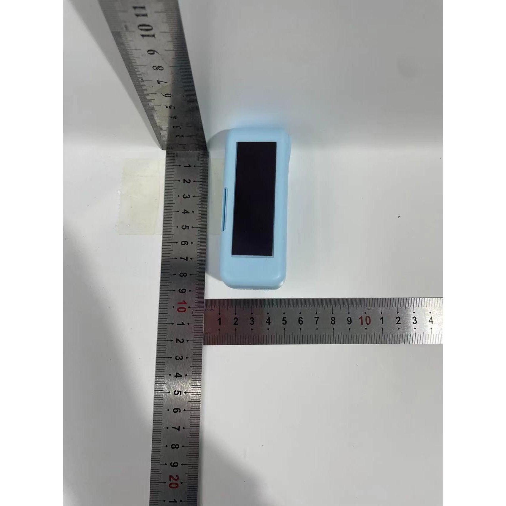 Mini Aparat de Sigilat Pungi cu Baterii, Etansare prin Caldura, Spate Magnetic, Portabil, 9.7x3 cm, Albastru
